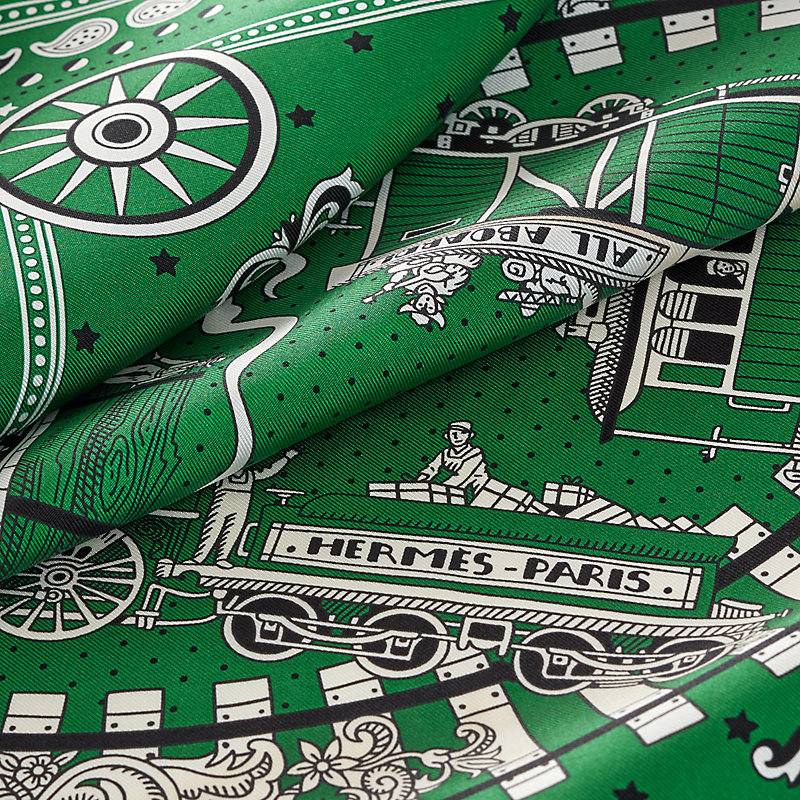 All Aboard! bandana 55 | Hermès Belgium